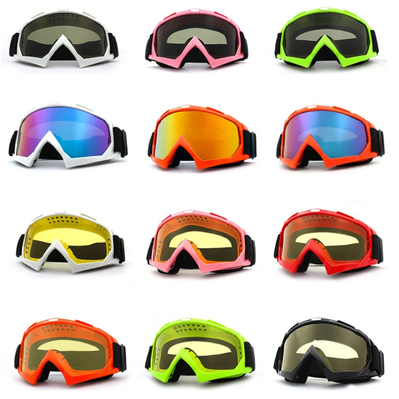 Противотуманные Лыжные Очки Зимние Сноубордические Велосипедные Мотоциклетные Ветрозащитные Солнцезащитные очки Для занятий спортом на открытом воздухе Тактические Очки 0