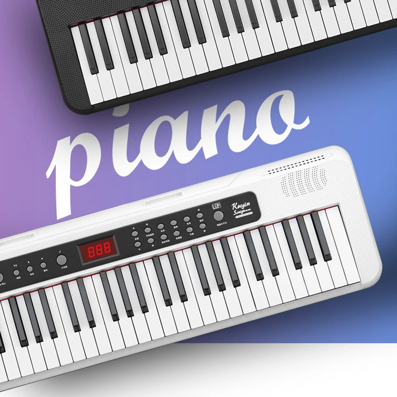 Профессиональное пианино, Цифровой Синтезатор, Пианино для взрослых и детей, Портативная Midi клавиатура, контроллер Teclado Midi Музыкальный инструмент 5