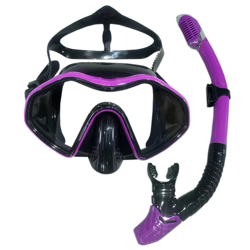 Профессиональные маски для подводного плавания, набор для подводного плавания, Силиконовая юбка для взрослых, противотуманные очки, Оборудование для бассейна 1