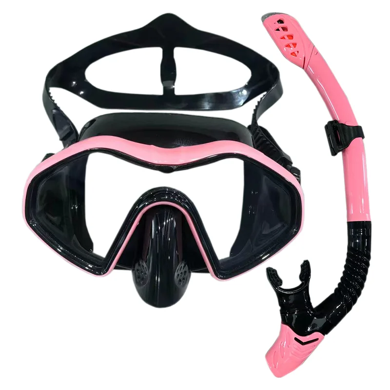 Профессиональные маски для подводного плавания, набор для подводного плавания, Силиконовая юбка для взрослых, противотуманные очки, Оборудование для бассейна 2