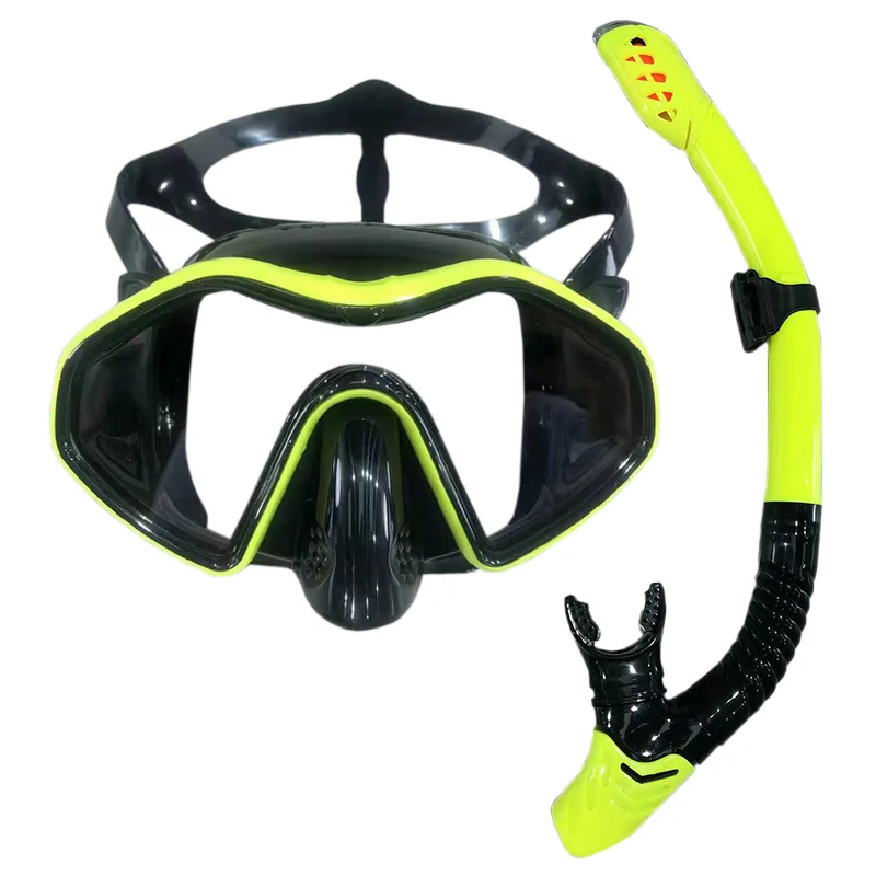 Профессиональные маски для подводного плавания, набор для подводного плавания, Силиконовая юбка для взрослых, противотуманные очки, Оборудование для бассейна 4