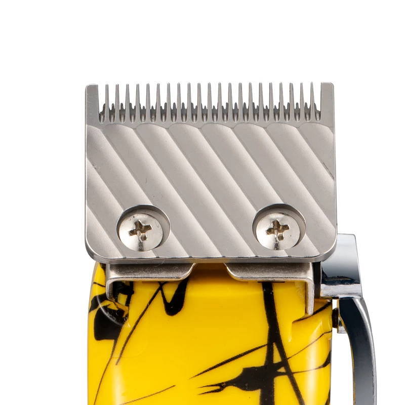 Профессиональный Беспроводной триммер для волос WMARK NG-411 желтого прозрачного цвета 1