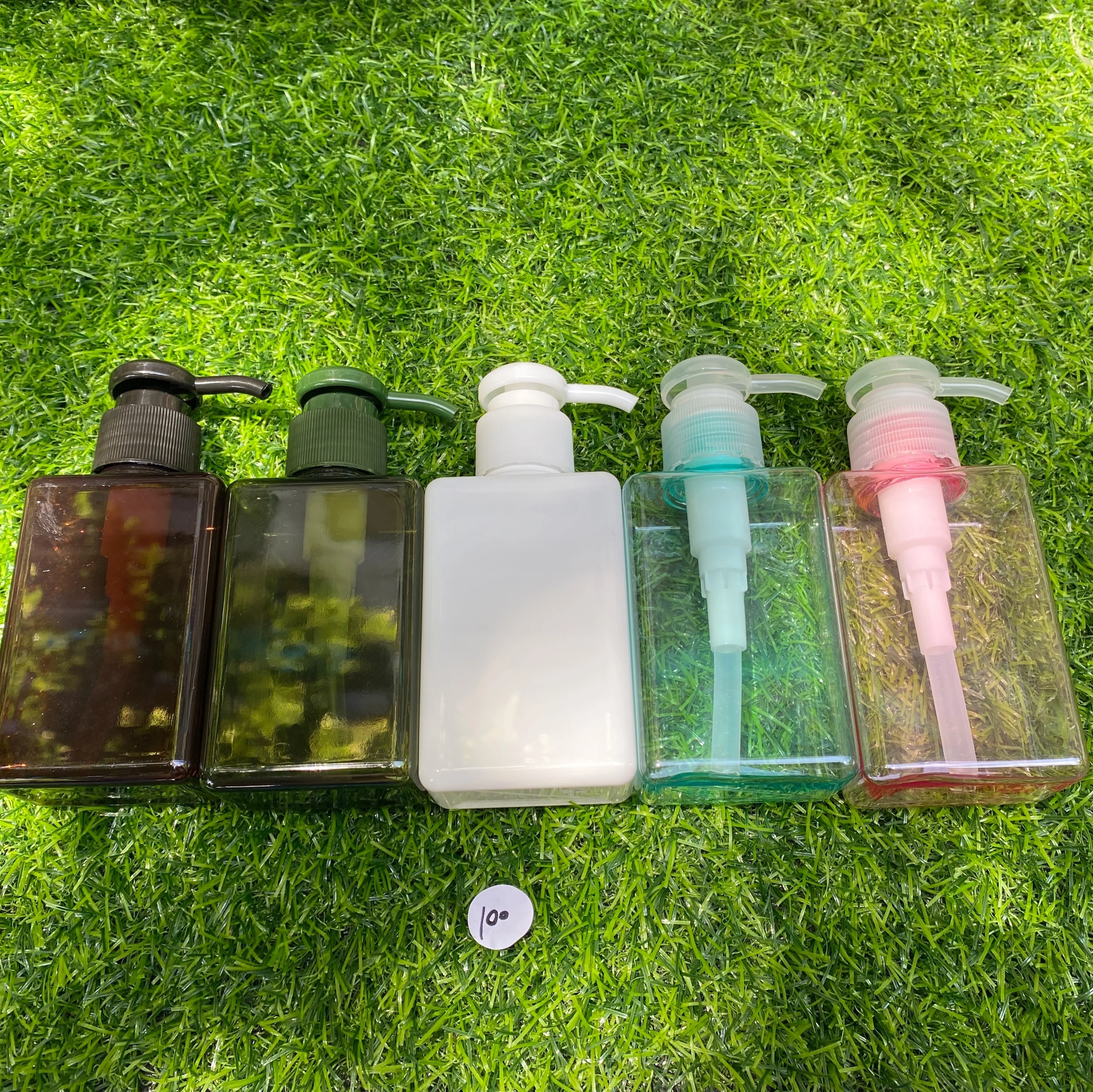 Пустые Пластиковые Бутылки С Насосом-Дозатором 100 мл 150 мл 250 мл Многоразового использования Пустая Бутылка для Шампуня, Лосьона для мытья тела, Ванная Комната 3