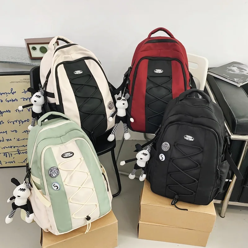 Рюкзак для студентов колледжа, школьная сумка для подростков, девочек, мальчиков, нейлоновый японский рюкзак для женщин 2