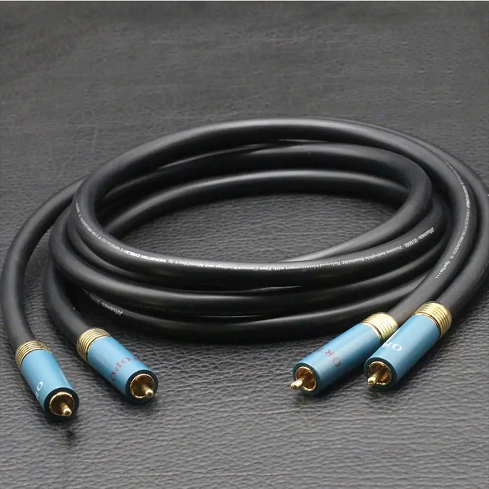 Сигнальный кабель Thouliess HIFI M1000i Hi-end с Монокристаллическим Медным Аудиовыделением, Проводная Линия RCA, Соединительный Аудиокабель 5