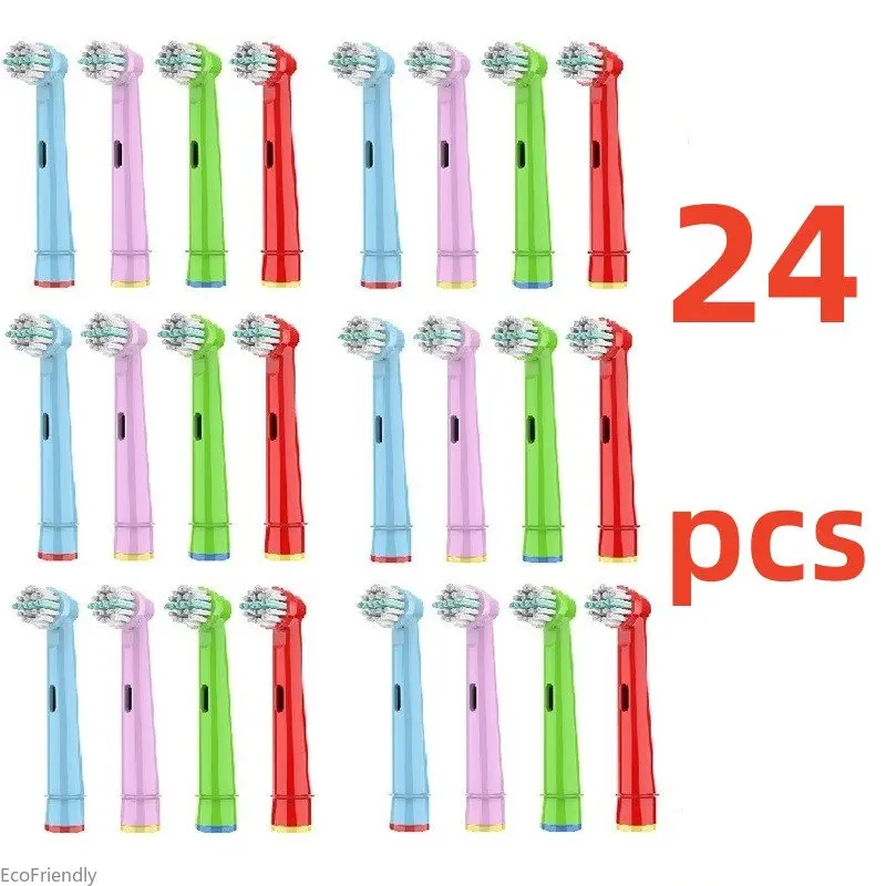 Сменные насадки для детских зубных щеток для 24 шт. Электрическая зубная щетка oral-B Подходит для advance Power/3D Excel/triumph/Pro 0