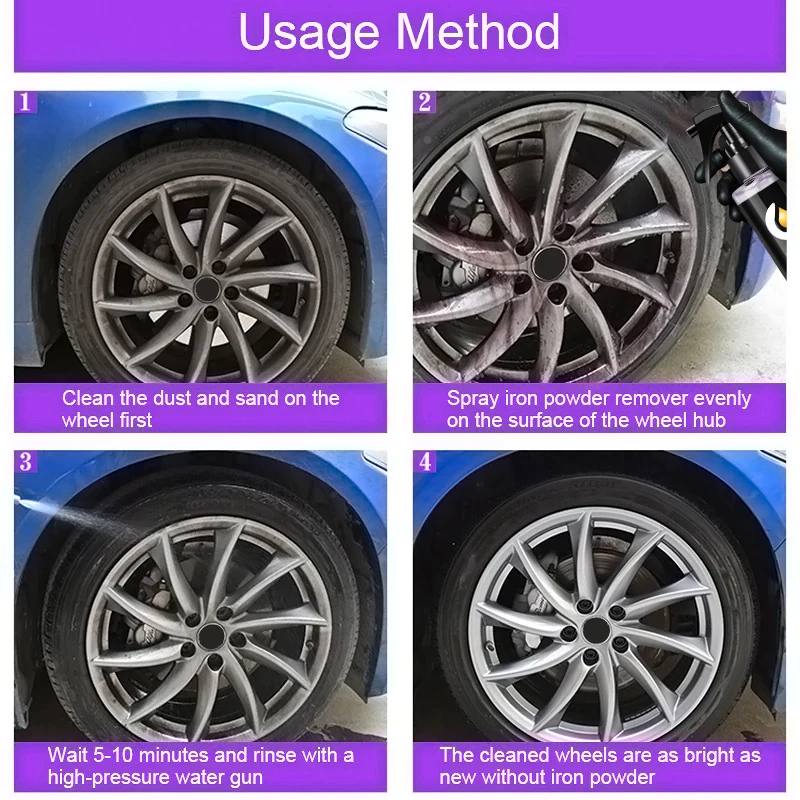 Технология удаления краски с колес и железа Для изменения цвета Профессиональный очиститель от пыли и ржавчины на ободах Авто Детали Химический уход за автомобилем JB-XPCS 18 4