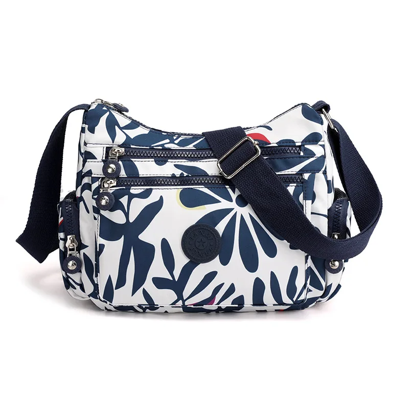 Цветочная сумка через плечо в сельском стиле, Модная Женская сумка в Европейском и американском стиле, Винтажная сумка, Легкая Сумка-Мессенджер на молнии 4