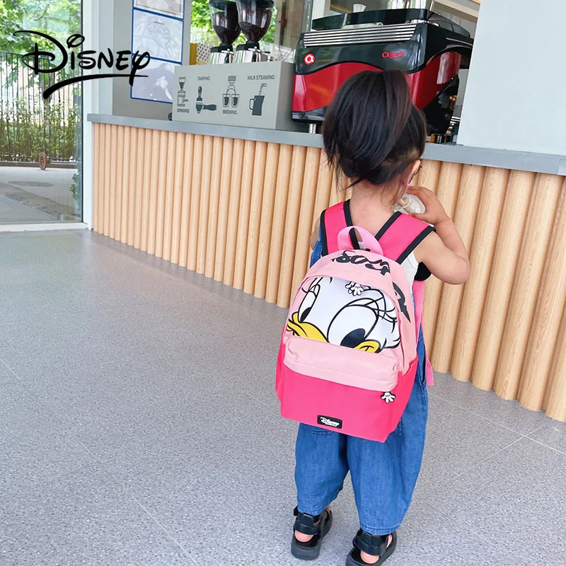 Школьная сумка Disney для детей, мини-рюкзак для девочек, Детский сад с мультяшным Микки Маусом и Минни, Рюкзаки для малышей, Бесплатная доставка 1
