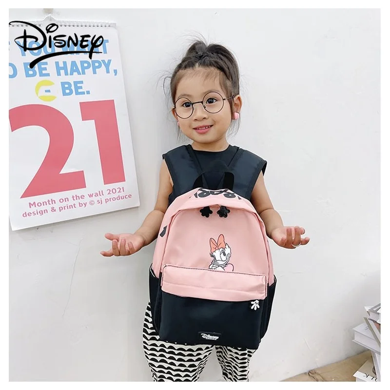 Школьная сумка Disney для детей, мини-рюкзак для девочек, Детский сад с мультяшным Микки Маусом и Минни, Рюкзаки для малышей, Бесплатная доставка 4