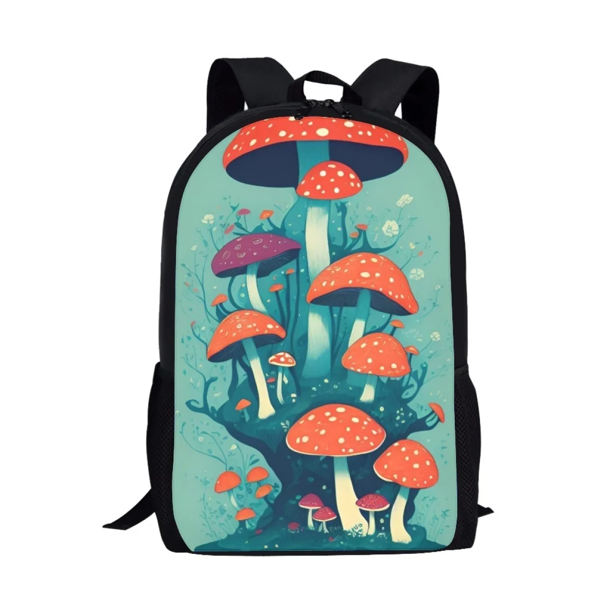 Школьная сумка с грибным рисунком для мальчиков-подростков, модные студенческие рюкзаки для девочек, женские мужские повседневные рюкзаки для хранения рюкзаков 5