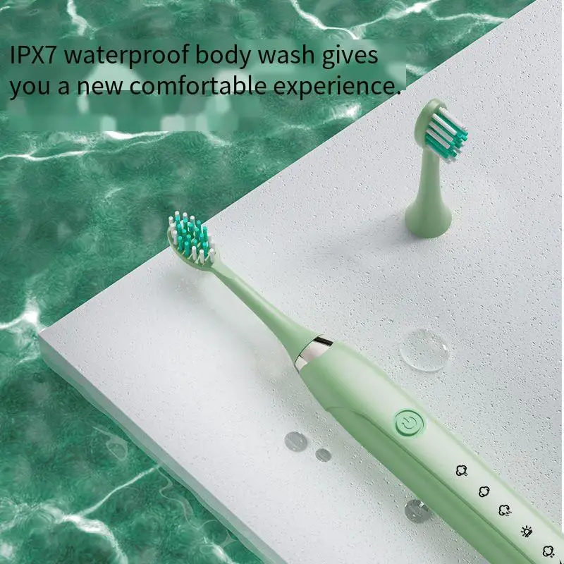 Электрическая зубная щетка для взрослых, IPX7, Водонепроницаемая Ультразвуковая Высокочастотная Автоматическая Зубная щетка J292 1