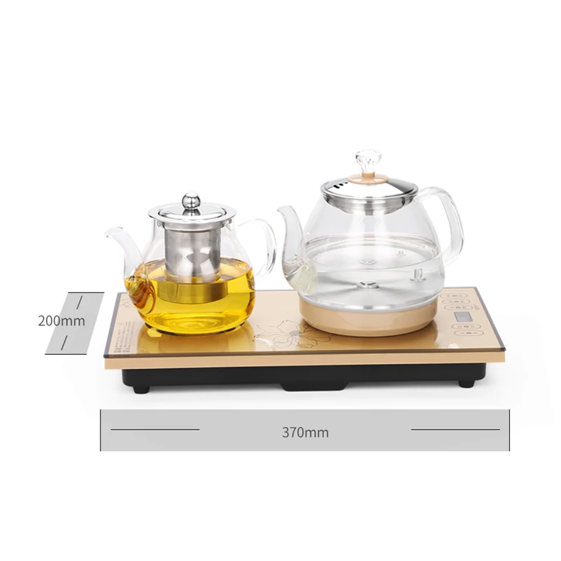 Электрический Чайник Бытовой Чайник с Автоматическим Подачей воды Снизу, Кофейный столик Со Встроенным Чайным Сервизом, Индукционная плита 1