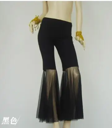 1 шт./лот, женские брюки для танца живота, женские брюки для танцев в стиле пэчворк, длинные брюки-труба, свободный размер 0