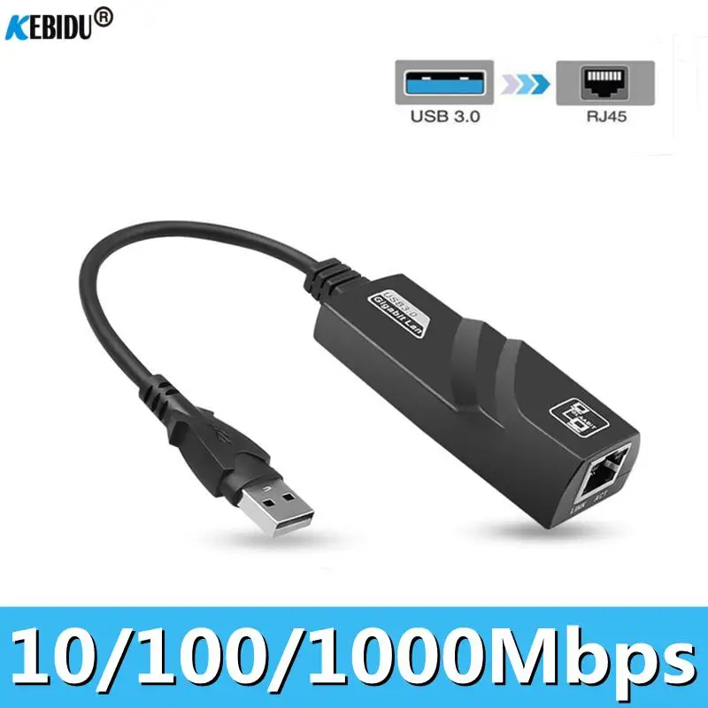 10/100/1000 Мбит/с USB 3,0 Проводной Usb Type C К Rj45 Lan Адаптер Gigabit Ethernet Сетевая карта для ПК Macbook Windows 10 Ноутбук 0