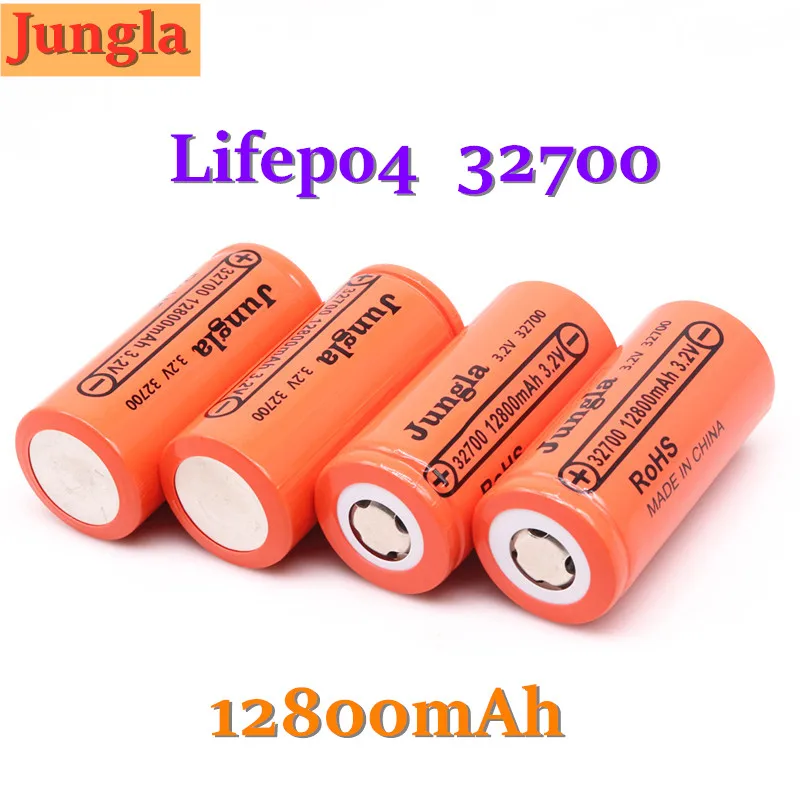 100% оригинальный аккумулятор LiFePO4 3,2 В 32700 12800 мАч 60A Высокой мощности с максимальной непрерывной разрядкой 0