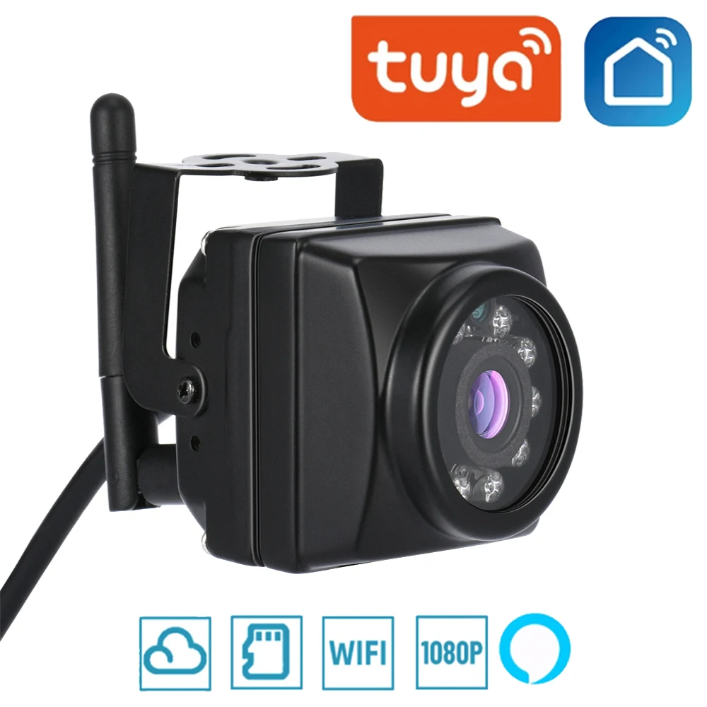 1080P 720P Tuya Smart Mini Беспроводная WiFi IP-Камера Птичья Клетка Небольшого Размера Наружная Домашняя Безопасность Автоматическое Видеонаблюдение 0