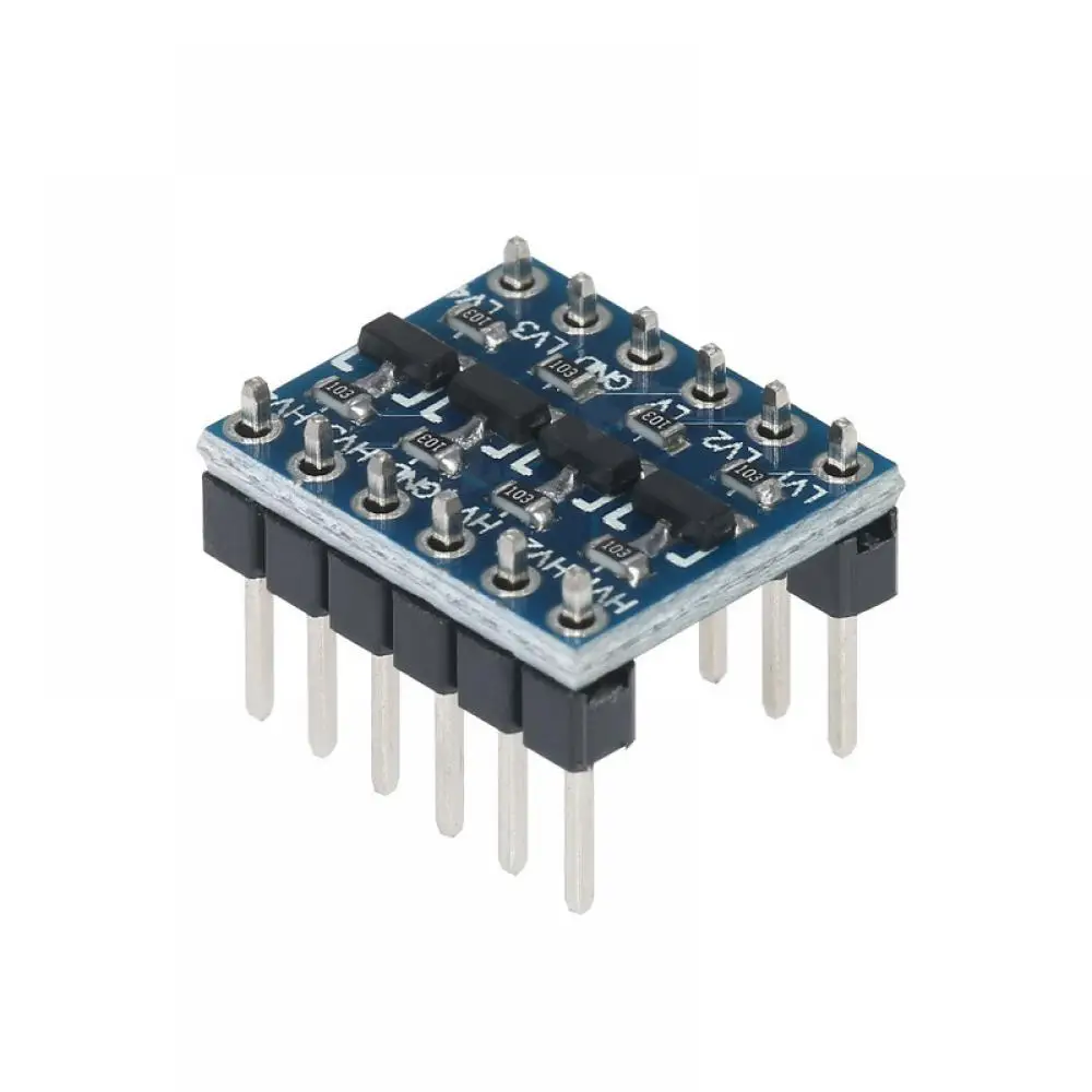 10ШТ IIC I2C преобразователь логического уровня двунаправленный модуль платы 5 В 3,3 В постоянного тока Модуль для arduino с выводами высокого низкого напряжения 2