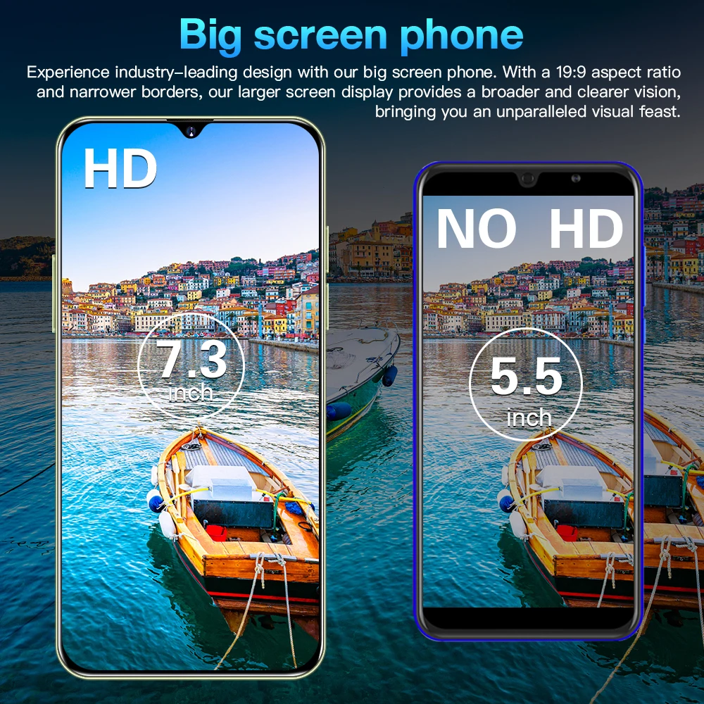 2023 Оригинальный Смартфон M13Pro 7,3 HD Полноэкранный 5G Разблокированный Мобильный телефон 16 + 1 ТБ с двумя Sim-картами 48MP + 108MP 7800 мАч Android 13 Бренд 3