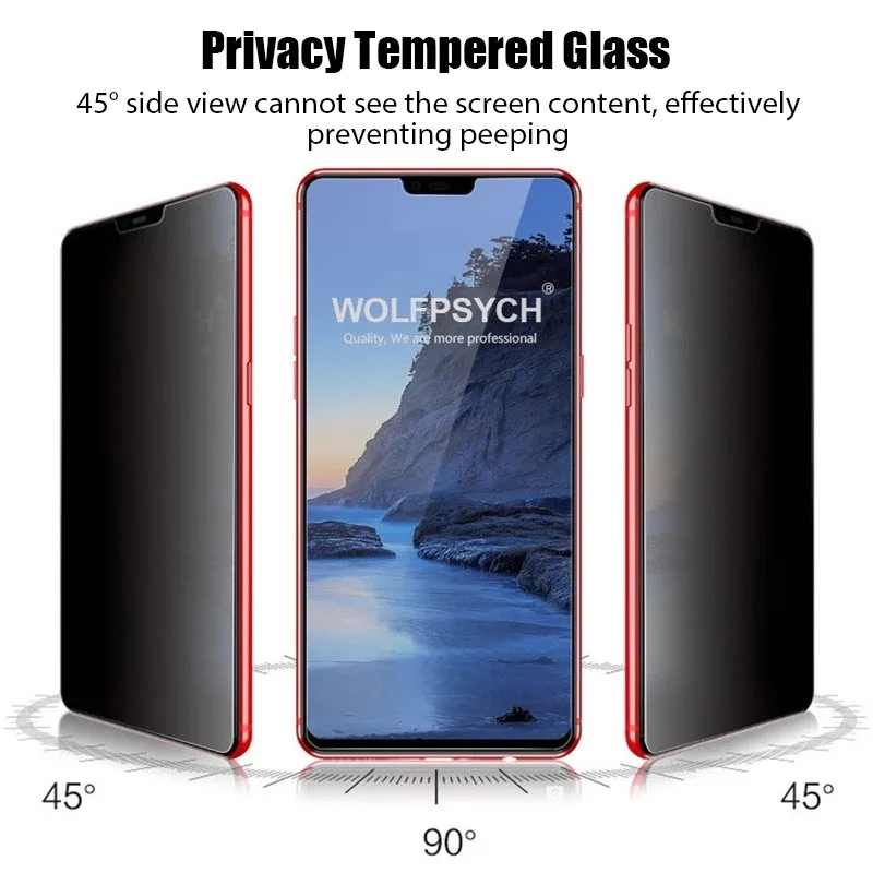 3 Шт. Защитная пленка для экрана Конфиденциальности Xiaomi Redmi A1 12C 10C 10A 9T 9C 9A 8 Антишпионское Закаленное Стекло Для Redmi K40 K50 K60 Pro Glass 1