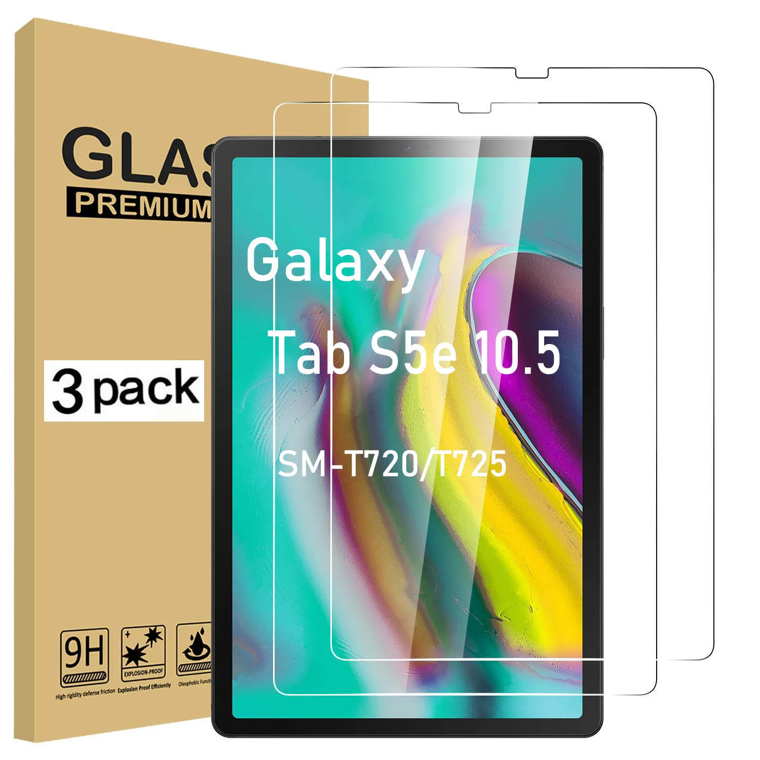(3 упаковки) Закаленное стекло Для Samsung Galaxy Tab S5e 10.5 2019 SM-T720 SM-T725 T720 T725 Защитная пленка для экрана планшета 0