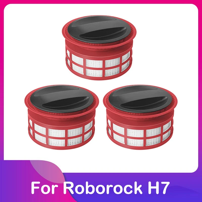 3шт Hepa-фильтр для ручного беспроводного пылесоса Roborock H6, запасные части, задний фильтр Mace 3