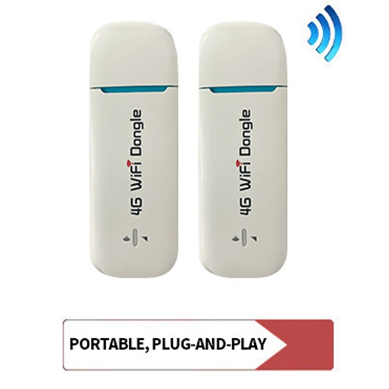 4G Wifi-маршрутизатор USB-ключ 150 Мбит/с, модемная палочка, мобильный беспроводной Wifi-маршрутизатор со слотом для SIM-карты, карманная точка доступа 2
