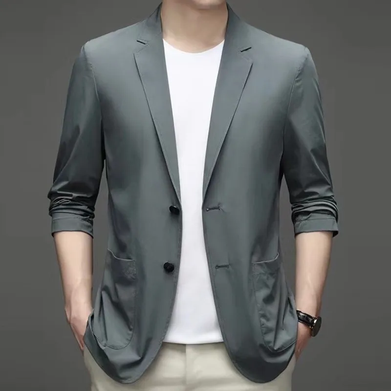 6142-2023 мужская новая корейская модная профессиональная куртка для делового отдыха, роскошный костюм в стиле Yinglun 0
