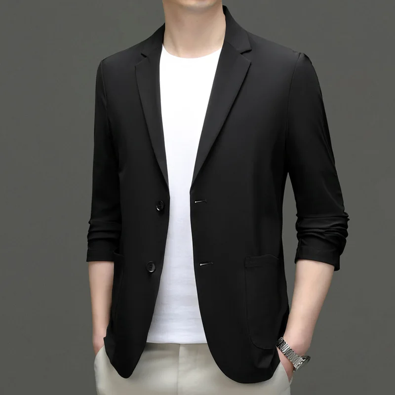 7064-мужская новая корейская модная профессиональная куртка для делового отдыха, роскошный костюм в стиле Yinglun 1