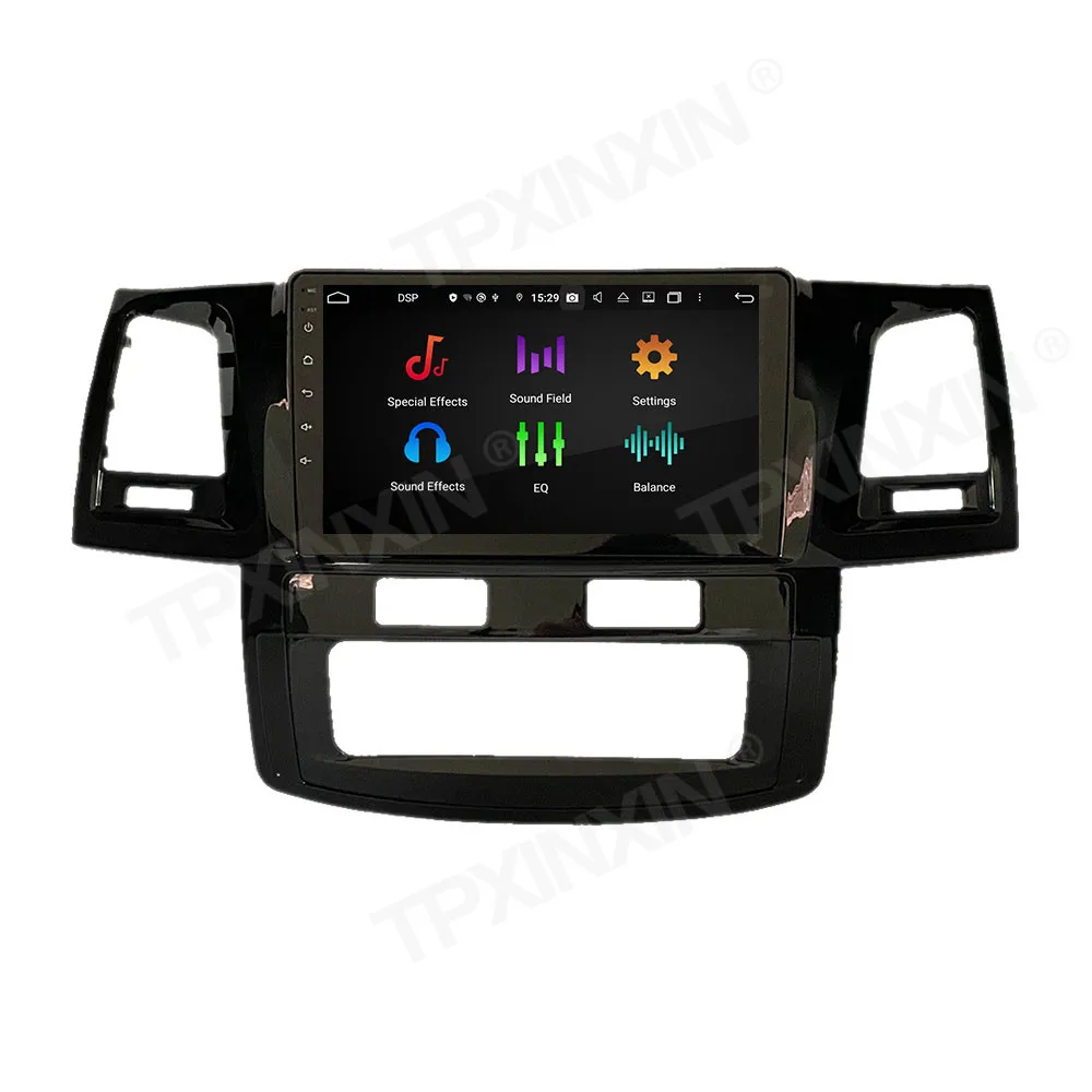 8 + 128 Г Android 11 экран для Toyota Hulix Fortuner 2008 Автомобильный радиоприемник GPS Навигация мультимедийный стереоплеер Navi Carplay DSP 2