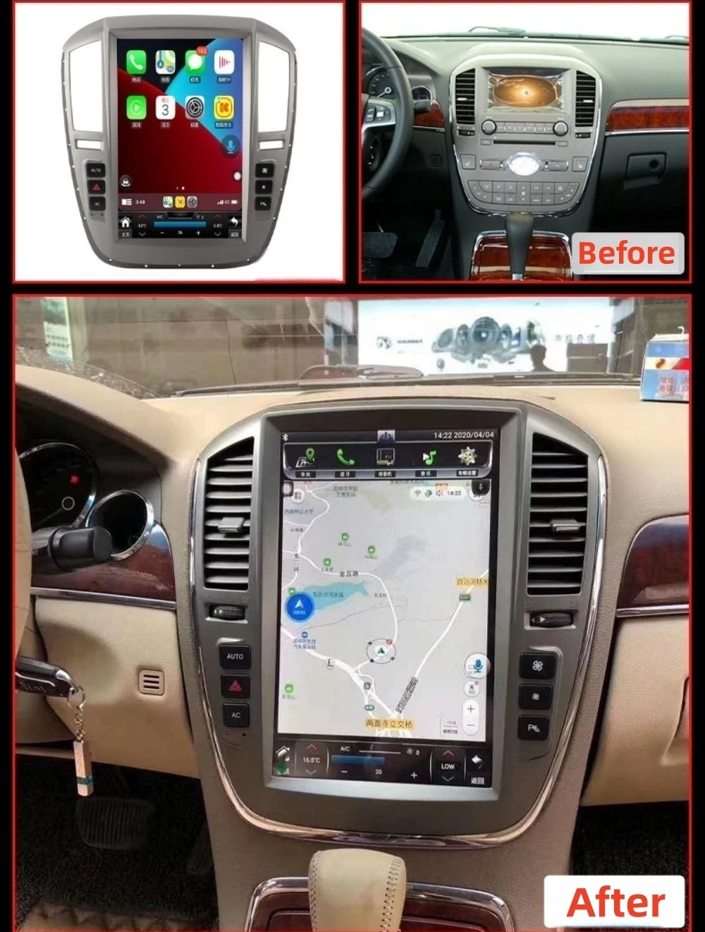 8G + 256GB Android 11 Автомобильное Радио Для Buick Park Avenue 2007-2011 Автомобильное GPS-Навигационное Головное устройство Стерео Приемник DVD Мультимедийный Плеер 0