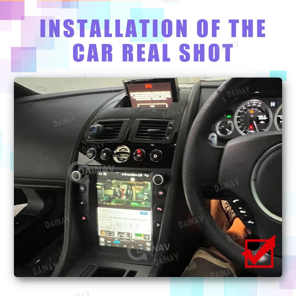 9,7 Дюймов Android 11 Авто Радио Стерео Для Aston Martin 2005 2006 2007 2008-2015 Carplay Мультимедийный GPS Навигационный плеер 5