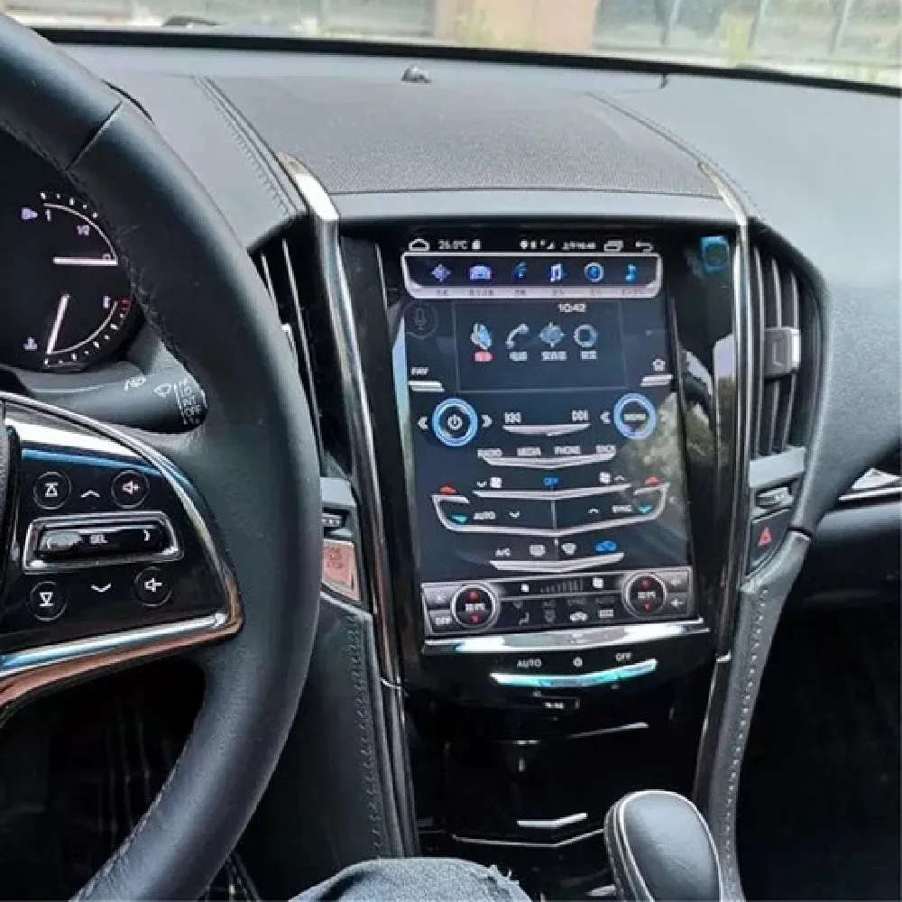 Android 10 IPS экран Tesla PX6 Для Cadillac ATS/ATSL/XTS/SRX 2013 2014 2015-2017 Головное устройство Авто Стерео Мультимедийный плеер Радио 0