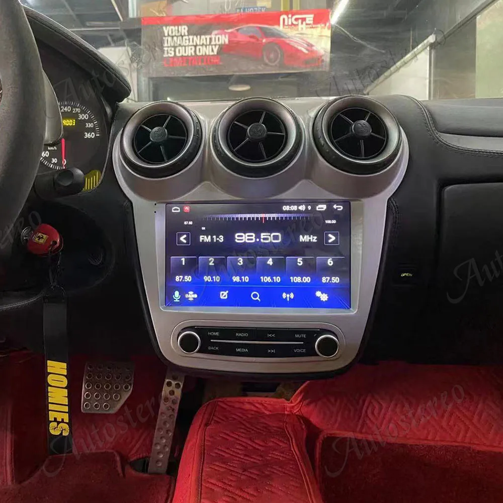 Android 11,0 6G + 128 ГБ Для Ferrari F430 Автомобильный Плеер GPS Мультимедийный Магнитофон Стерео Авторадио Навигация Головное Устройство IPS Экран 1