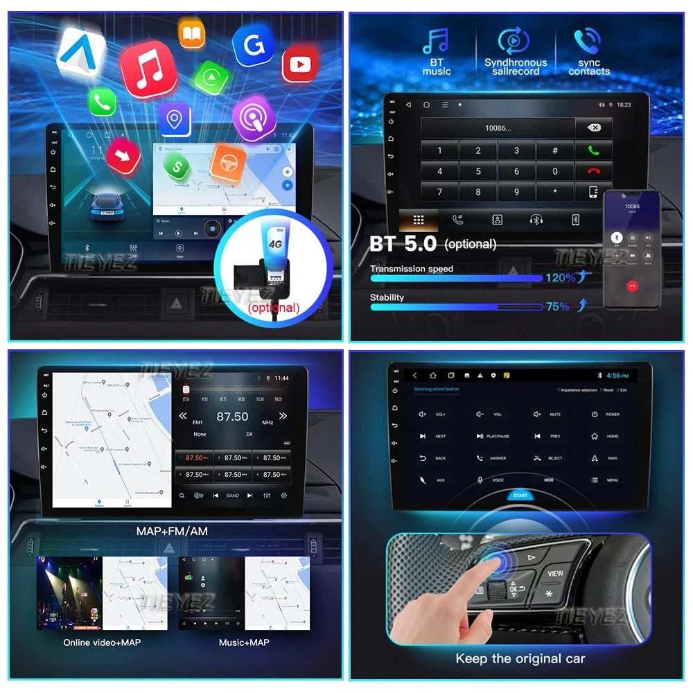 Android 13 WIFI + 4G Стерео Автомобильный Радиоприемник Для Kia RIO YB 2016 2017 2018 2019 2020 Мультимедийный Видеоплеер Auto CarPlay GPS DVD 2Din BT 4