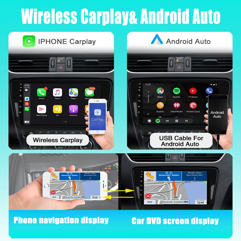 Android 13 Плеер для Volkswagen Golf 7 2013-2017 Стерео Carplay Автонавигация Автомобильное радио GPS Мультимедиа 4G WIFI DSP Видео 2