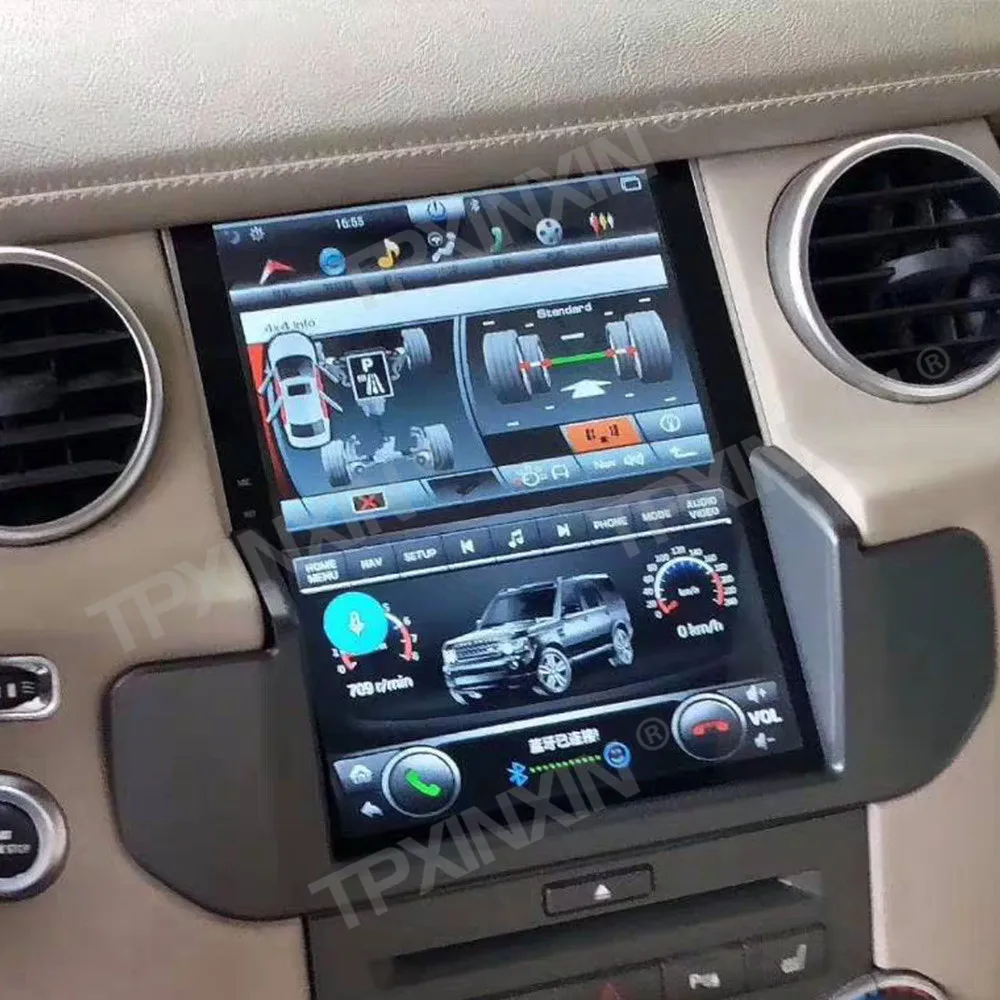 Android Автомобильный Радиоприемник Для Land Rover Discovery 4 аудио 2 din GPS Навигация Мультимедийный Плеер Стерео Головное Устройство Аудио Видеоплеер 4