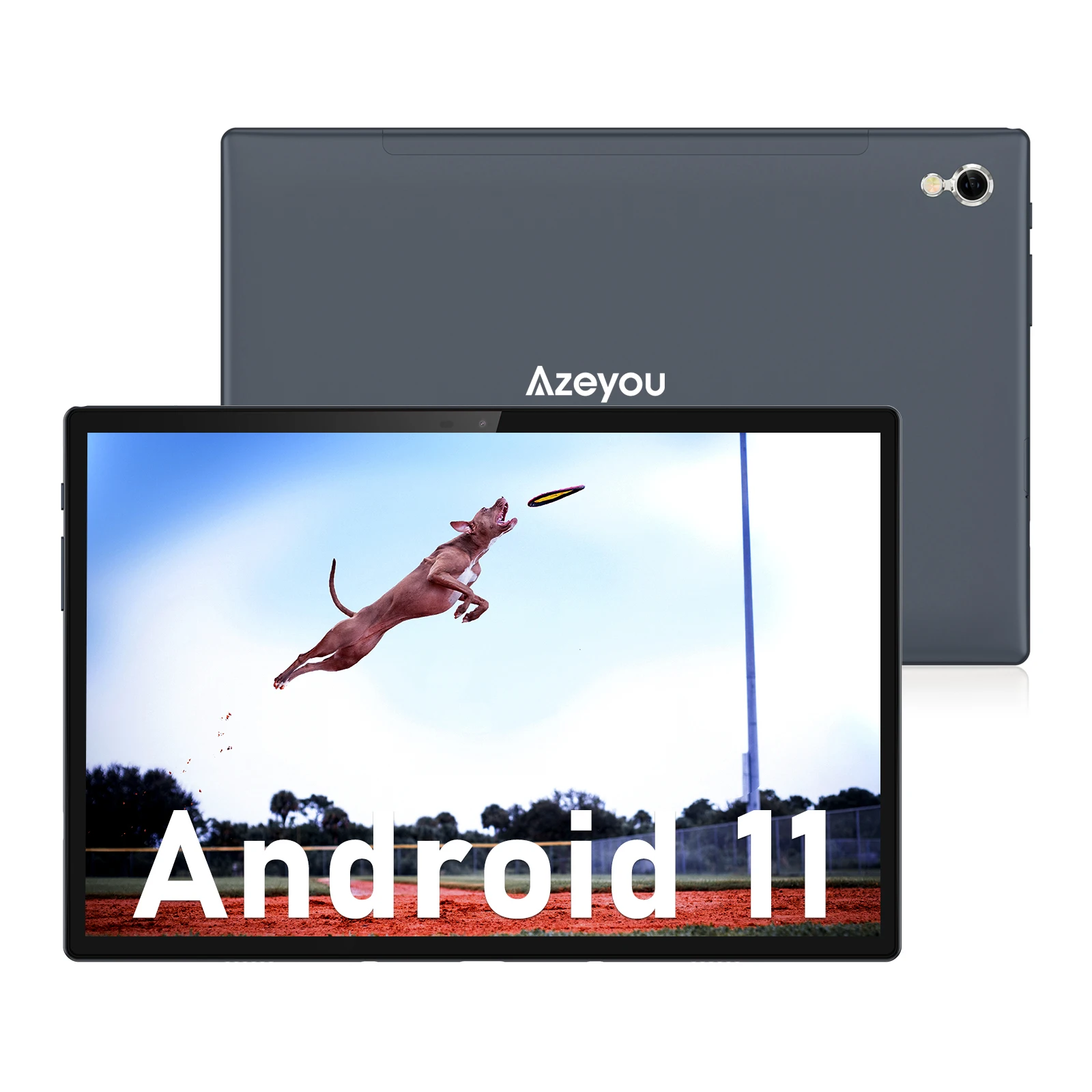 Azeyou T10 Tablet 10,1-дюймовый Android 3G Телефон-планшет с 2 ГБ оперативной памяти, 32 ГБ памяти, 2-мегапиксельными и 5-мегапиксельными Камерами, Четырехъядерным аккумулятором Емкостью 6000 мАч, двойным 0