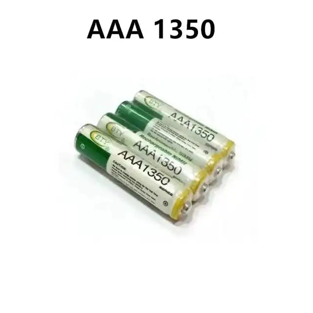Batterie Rechargeable NI-MH 1.2V AAA1350 1800 mAh pour horloges, souris, ordinateurs, jouets, nouveauté AAA 5