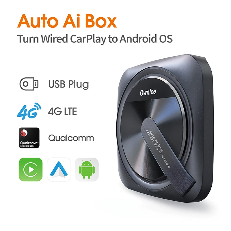Carplay Ai Box 4G LTE Видео Android Автоматический Беспроводной Адаптер Мультимедийная Система Автомобильное РАДИО GPS для Spotify HYUNDAI Palisade Venue 0