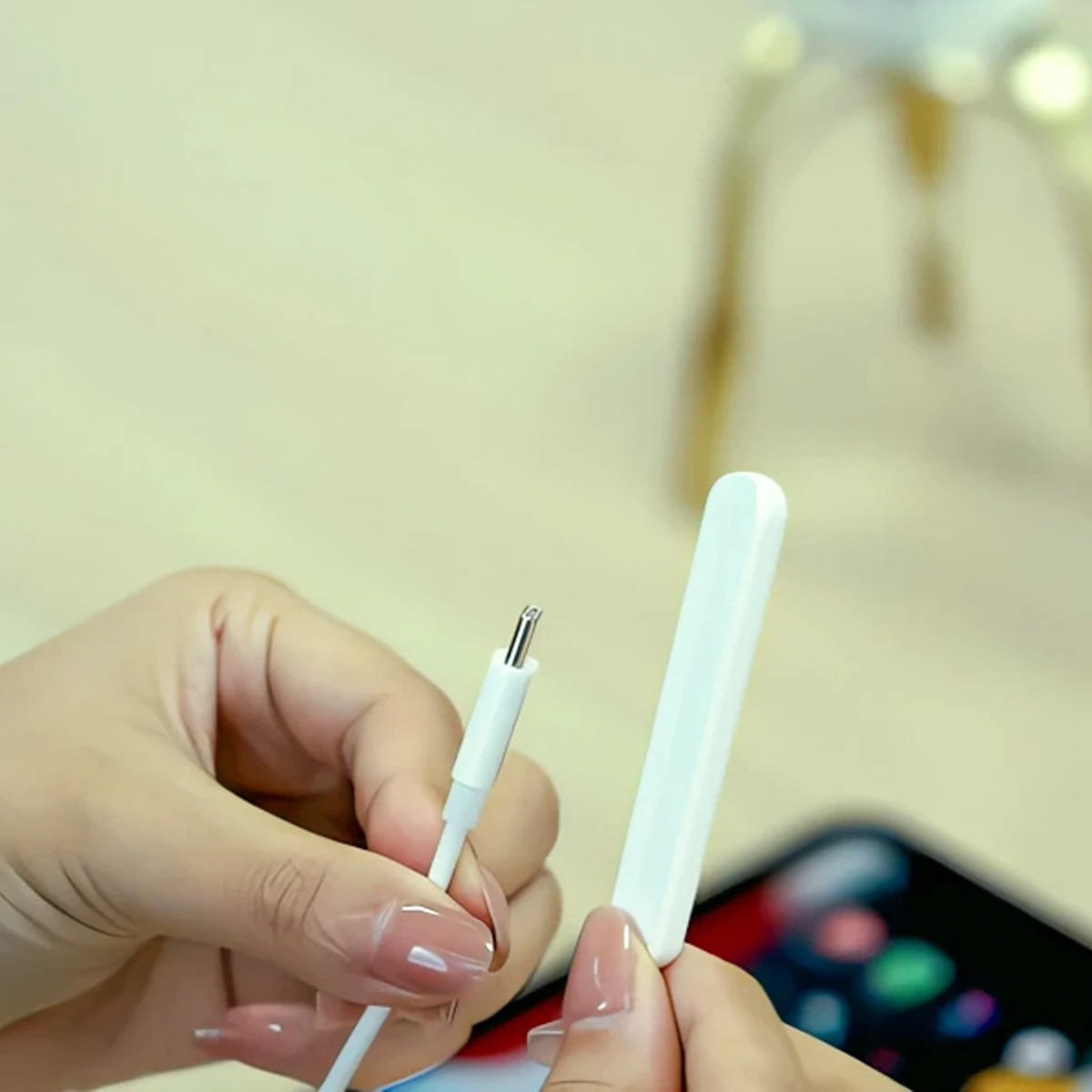 FONKEN Для Apple Pencil 2, Адаптер для зарядного устройства 2-го типа C, Магнитный кабель для зарядки USB C Для Apple Pencil 2, зарядное устройство для 2-го стилуса 4