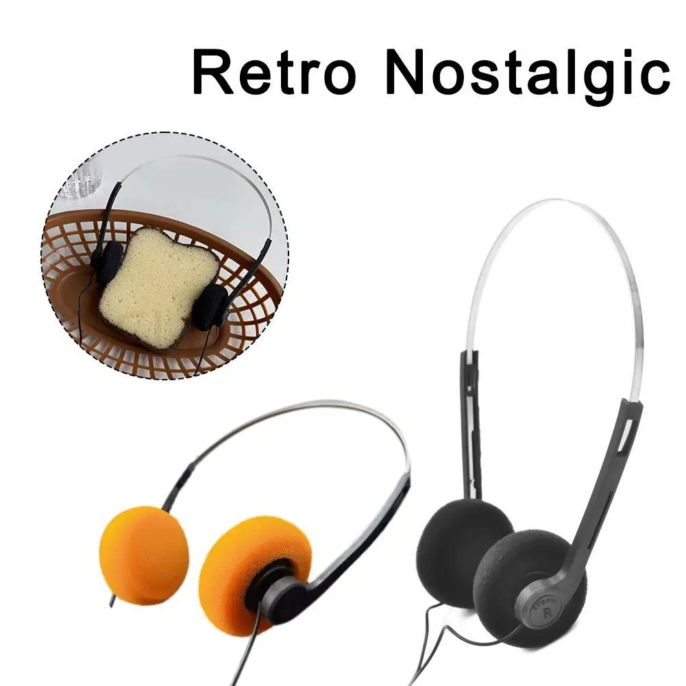 INS Классические Ретро-Ностальгические Гарнитуры MP3 Walkman Наушники Спортивная Мода CD Реквизит Для Фотосессии Проводные Наушники Индивидуальность Оптом 0