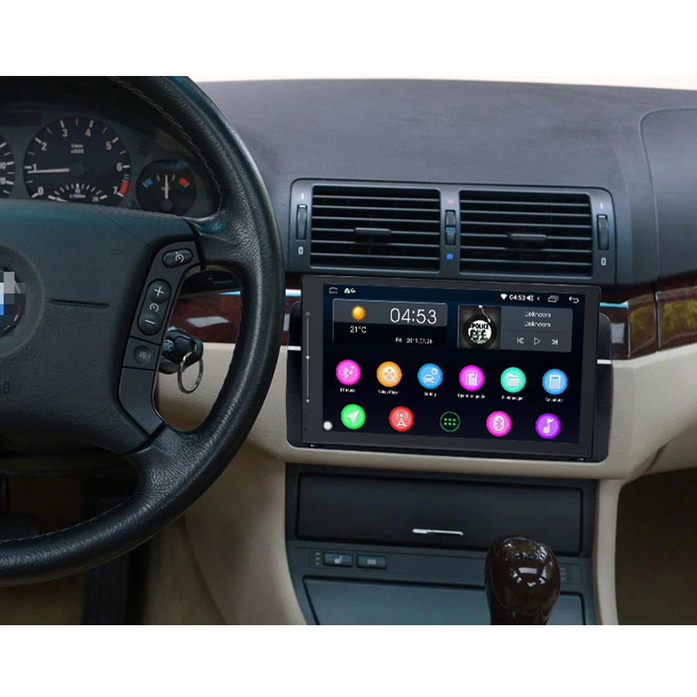 Joying 9 Дюймов Автомобильный Радиоприемник Стерео Android 10 Головное устройство GPS Naviagtion 4G Carplay Для BMW E46 Поддержка Резервной Камеры DVR OBD2 SWC 1