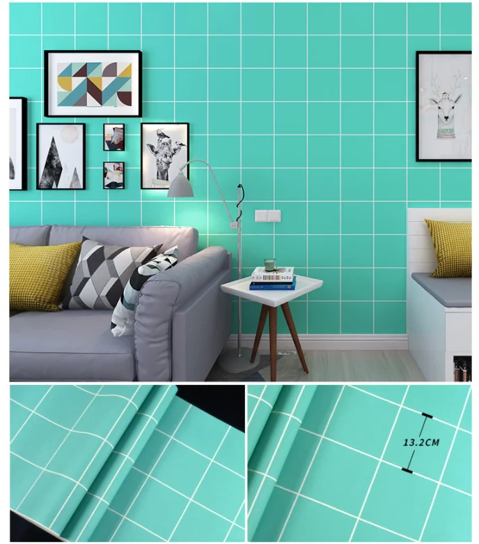 Papel De Parede 3D Современный Кубический геометрический рулон обоев для детской комнаты, настенное покрытие, Голубые мозаичные обои для стен, гостиная 3