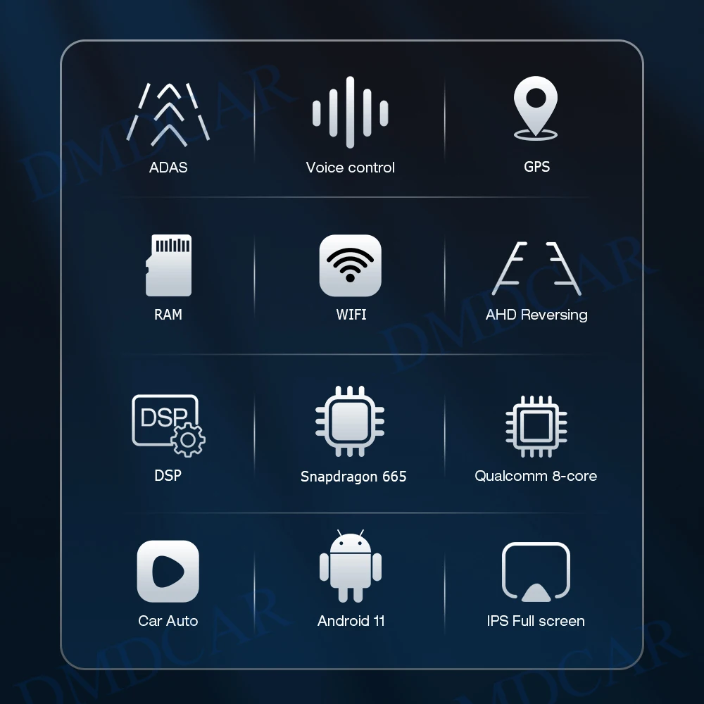 Qualcomm Android 11 Для Ford Mustang 2013-2020 Tesla Автомобильный Радиоприемник с большим экраном, Стерео Мультимедийный плеер, GPS Навигация, DSP, Carplay 2