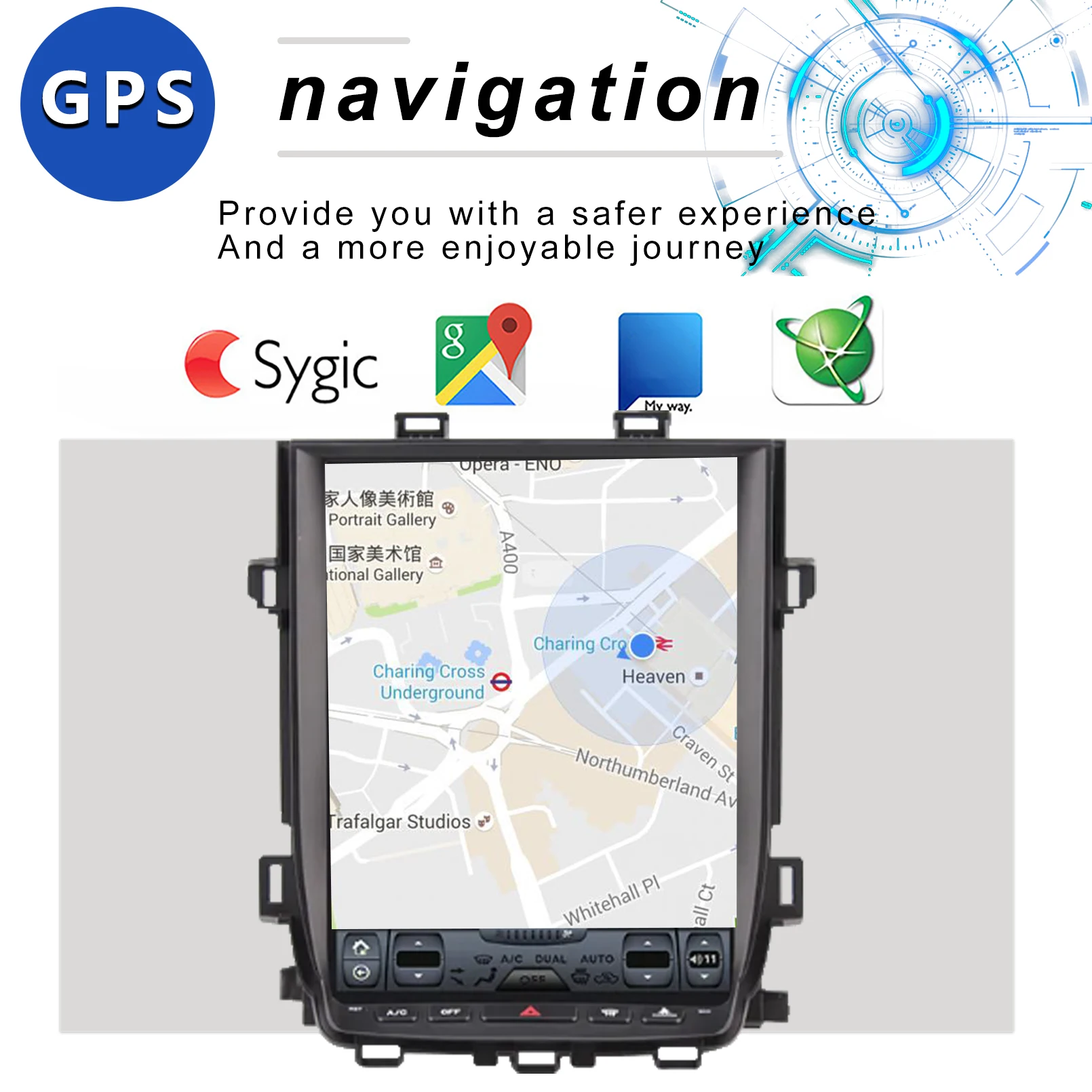 Tesla Стиль Вертикальный Android Умный Автомобильный Радиоприемник Стерео для Toyota Alphard 2010-2014 12,1 Дюймов GPS-навигатор с 4G DAB + Carplay 4