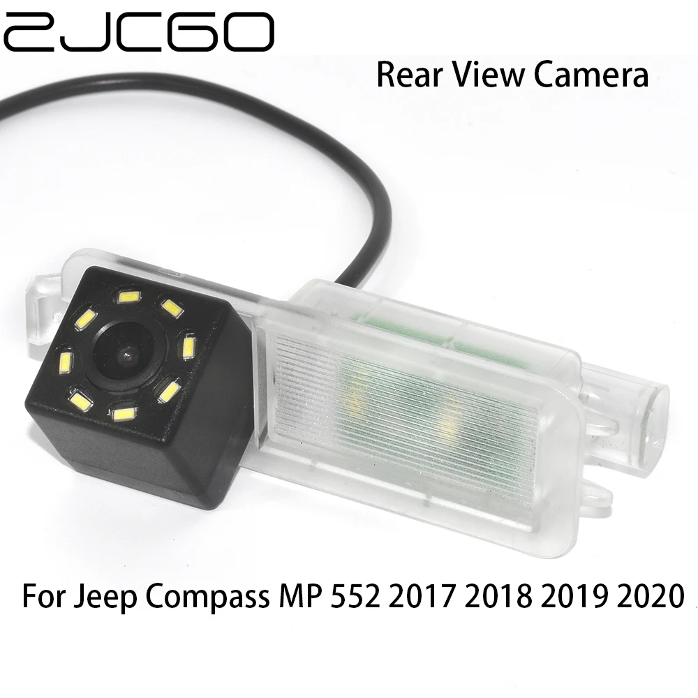 ZJCGO CCD HD Автомобильная Камера заднего Вида с Обратной Парковкой, Водонепроницаемая Камера Ночного Видения для Jeep Compass MP 552 2017 2018 2019 2020 0