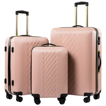 набор дорожных чемоданов 24/28 дюймов, чемодан на колесиках, 20-дюймовая ручная кладь, чемодан на колесиках, дорожные сумки, чемоданы 3шт