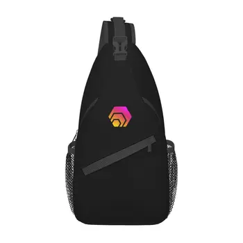 Слинг-рюкзак с Логотипом HEX Crypto, сумка для Пеших Прогулок, Дорожная Нагрудная сумка, Рюкзак, Мужской Модный Рюкзак через плечо, сумка на плечо