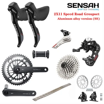 SENSAH EMPIRE 2x11 Speed, Набор дорожных групп 22s, для шоссейного велосипеда 5800, версия из алюминиевого сплава R7000 SS